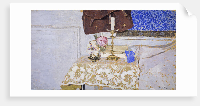Nature morte au bougeoir [The Candlestick] by Edouard Vuillard